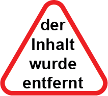 Der Artikel wurde entfernt! geloescht